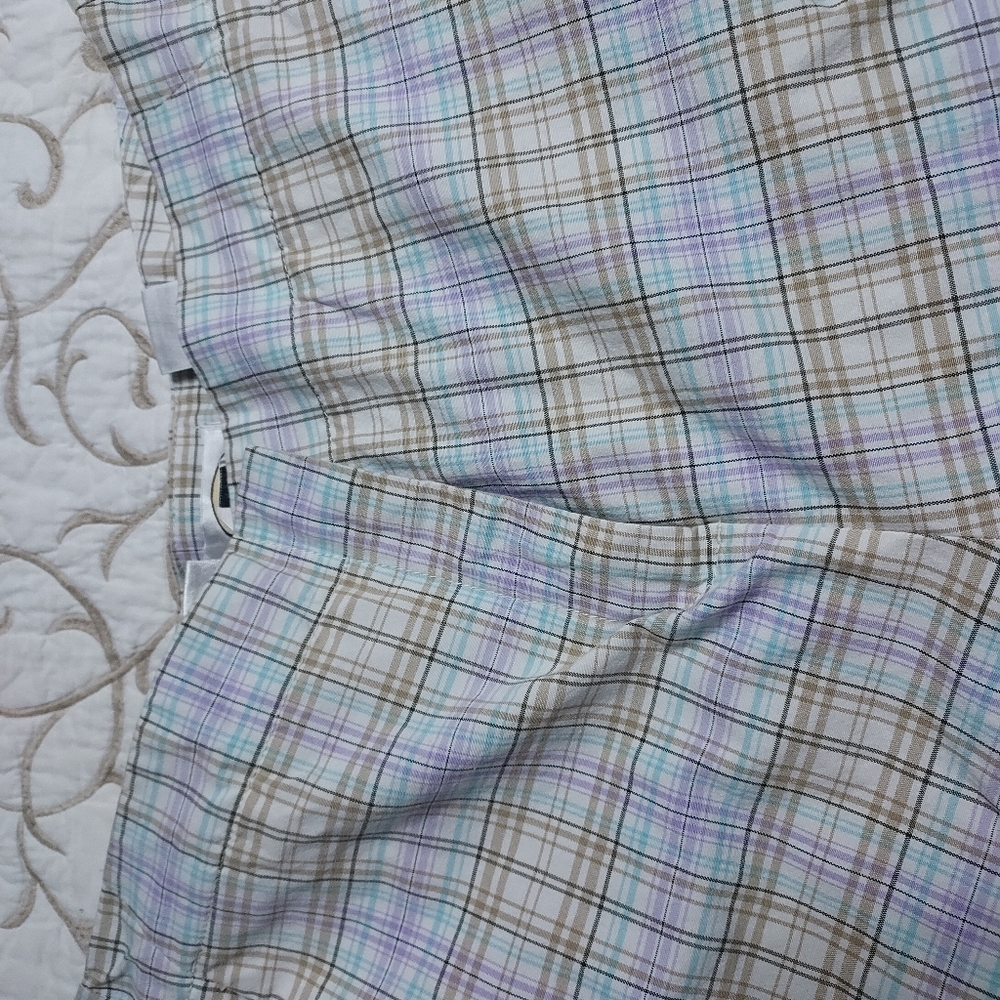 Talbots Multicolor Plaid Capris - Picture 3 of 7